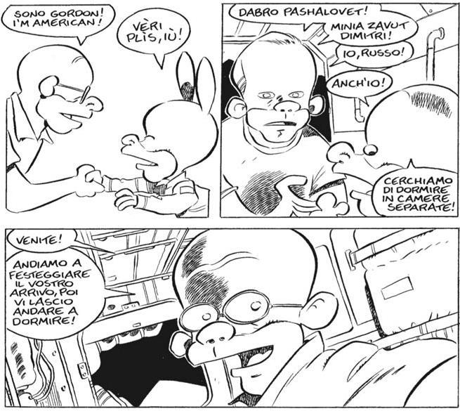 Rat-Man approda sulla stazione spaziale internazionale Rat-Man conosce gli astronauti