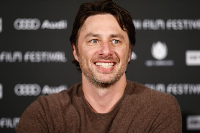 Zach Braff torna in TV dopo Scrubs Zach Braff durante una conferenza stampa