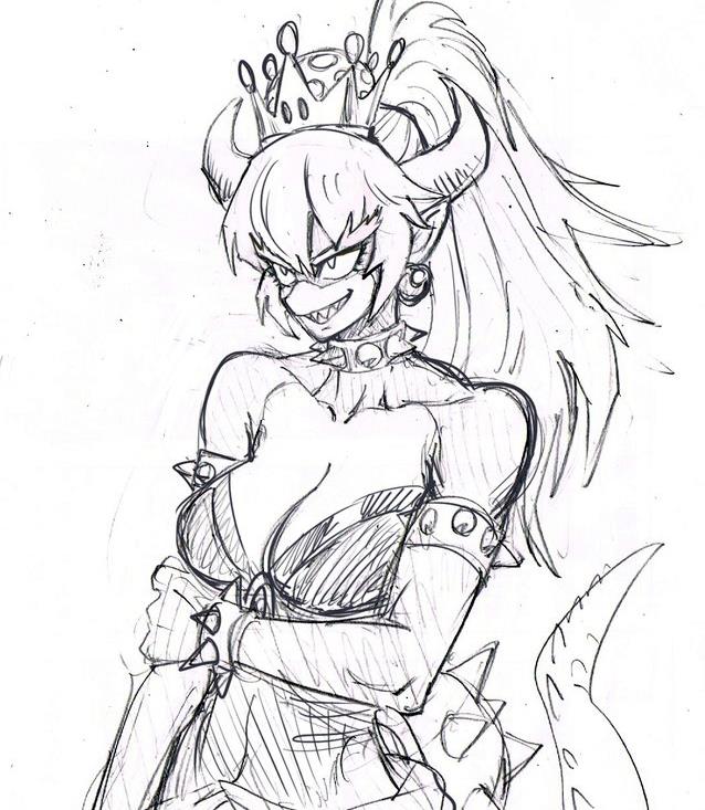 Bowsette disegnata da Yusuke Murata Yusuke Murata One Punch Man Bowsette
