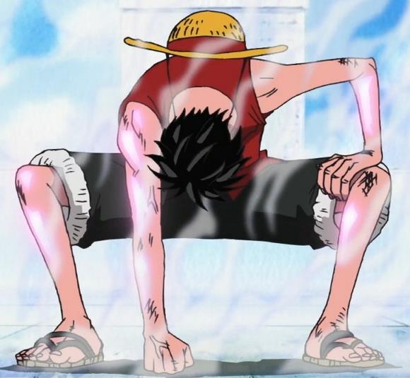 One Piece Rufy Gear 2 One Piece Rufy attiva il Gear 2