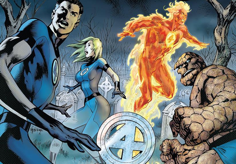 I Fantastici 4 e gli X-Men del MCU sono in cantiere conferma Kevin Feige Dettaglio della cover di Fantastic Four By Jonathan Hickman Vol. 4