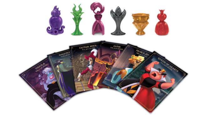 Da Ursula a Malefica: il gioco da tavolo con i cattivi Disney Pedine e carte del gioco da tavolo Disney Villainous