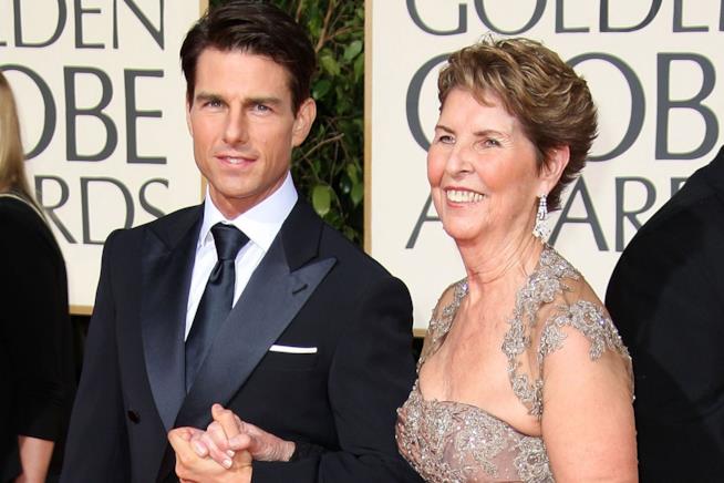 Tom Cruise ha perso la madre Mary Lee Primo piano di Tom Cruise con la madre Mary Lee