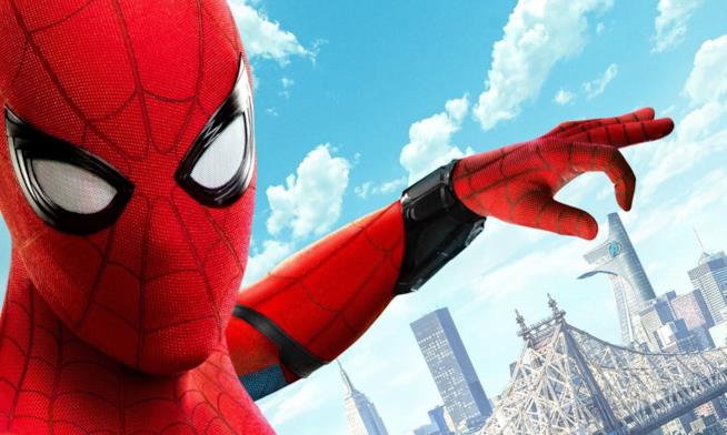 Spider-Man: Far From Home, le riprese al via in Italia Spider-Man in un'immagine promozionale di Homecoming