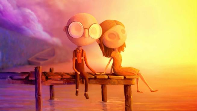 Last Day of June uscirà il 31 agosto su PS4 e PC I due protagonisti di Last Day of June seduti al tramonto