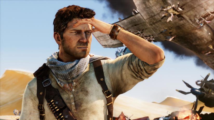 Primi dettagli per il lungometraggio di Uncharted Primo piano per Nathan Drake in Uncharted 3