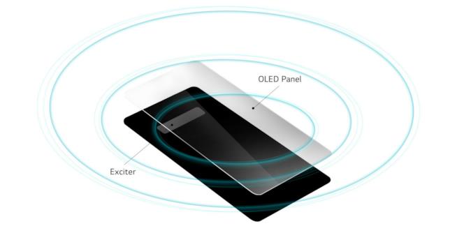 LG G8 ThinQ, lo smartphone con il display che si crede uno speaker Immagine stampa di LG per il display CSO di G8 ThinQ