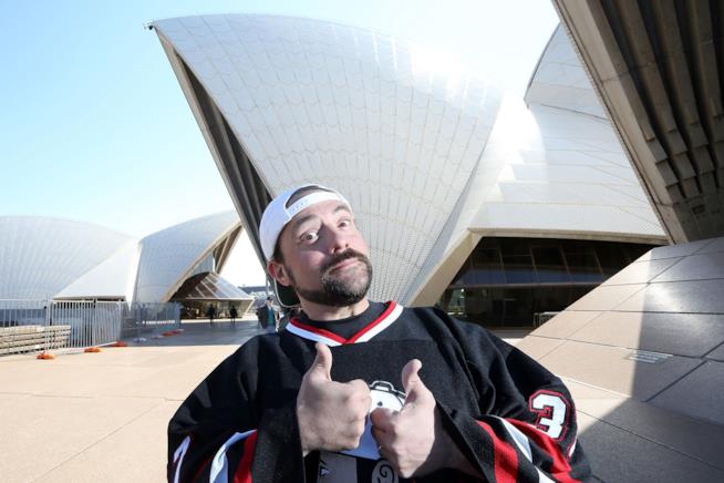Kevin Smith stronca il trailer di Ghostbusters Kevin Smith, attore, regista, sceneggiatore