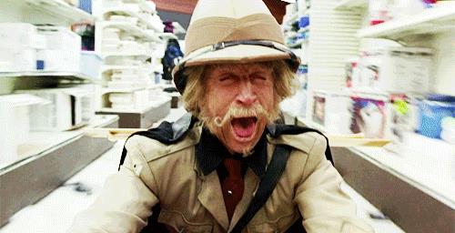Il cacciatore Van Pelt Van Pelt in una scena di Jumanji (1995)