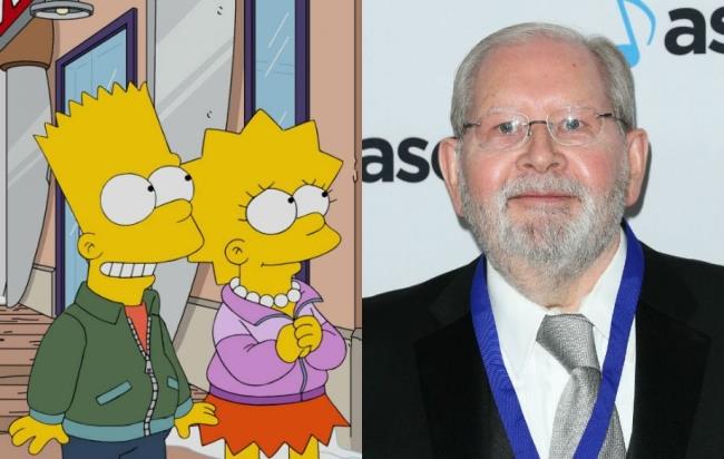 Alf Clausen, compositore della serie I Simpson, è stato licenziato da uno dei produttori del progetto In foto Bart, Lisa e il compositore dei Simpson Alf Clausen