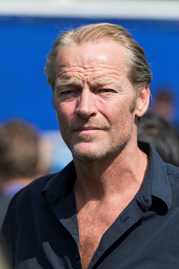 Ian Glen interpreta Ser Jorah Mormont in Game of Thrones Ian Glen, attore britannico visto in Game of Thrones