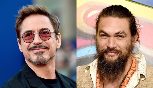 Jason Momoa e Robert Downey Jr. si battono per l'ambiente Robert Downey Jr. e Jason Momoa