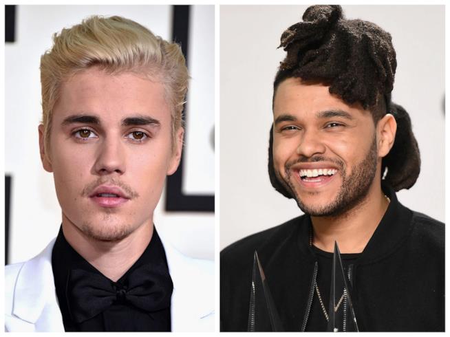 Justin Bieber dice la sua sulla musica di The Weeknd Primo piano di Justin Bieber e The Weeknd