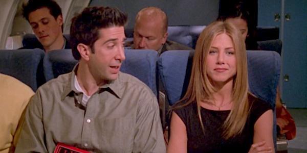 Friends: il tiremmolla di Rachel e Ross Ross e Rachel in una scena di Friends