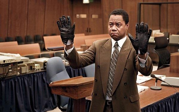 Scena di American Crime Story Cuba Gooding Jr nei panni di O.J. Simpson