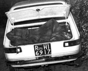 Il massacro del Circeo Bagagliaio dell'auto del massacro del Circeo