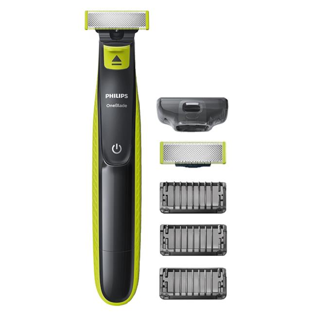 Philips OneBlade rade, regola e rifinisce la barba di ogni lunghezza Immagine stampa di Philips OneBlade