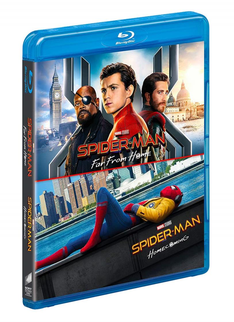 Cofanetto Blu-ray di Spider-Man: Film 1-2 Copertina del cofanetto Blu-ray di Spider-Man