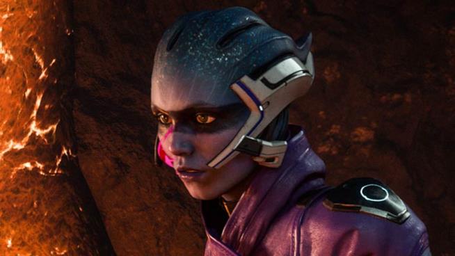 Mass Effect: Andromeda, ecco i kit ufficiali dei personaggi Peebee in azione in Mass Effect: Andromeda