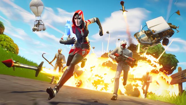 Fortnite: Battle Royale giocato in prima persona in un video amatoriale Incredibili esplosioni nella Battaglia Reale di Fortnite