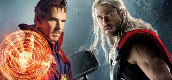 Doctor Strange sarà in Thor: Ragnarok Benedict Cumberbatch e Chris Hemsworth reciteranno insieme