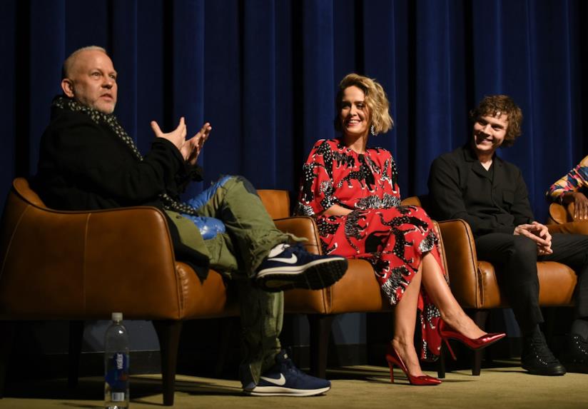 American Horror Story 10: rivedremo Sarah Paulson ed Evan Peters? Ryan Murphy con Sarah Paulson ed Evan Peters