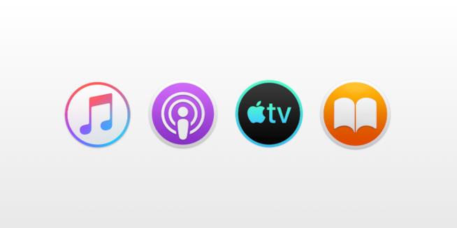 Il destino di iTunes è segnato: in arrivo le nuove applicazioni Podcast, Musica, TV e Libri Le icone di iTunes, Podcast, TV e Libri di Apple