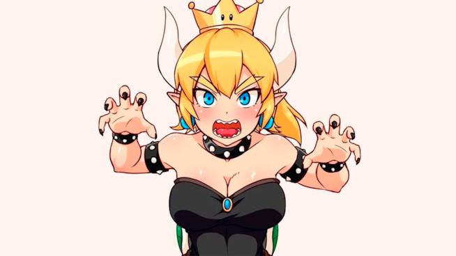Bowsette conquista i i Twitter Trend Awards 2018 Un primo piano di Bowsette