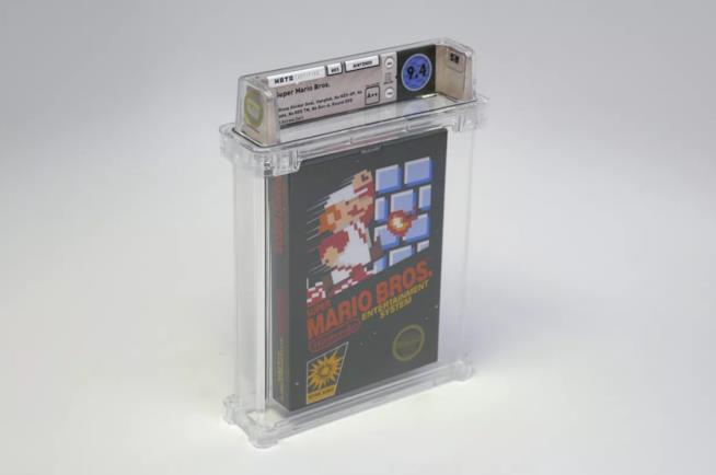 Super Mario Bros. battuto a più di 100mila dollari nel corso di un'asta La copia mint condictions di Super Mario Bros. per NES