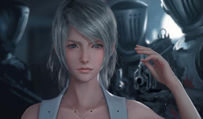 Come trovare e sconfiggere i Kyactus in FFXV Un primo piano di Luna in un artwork di FFXV