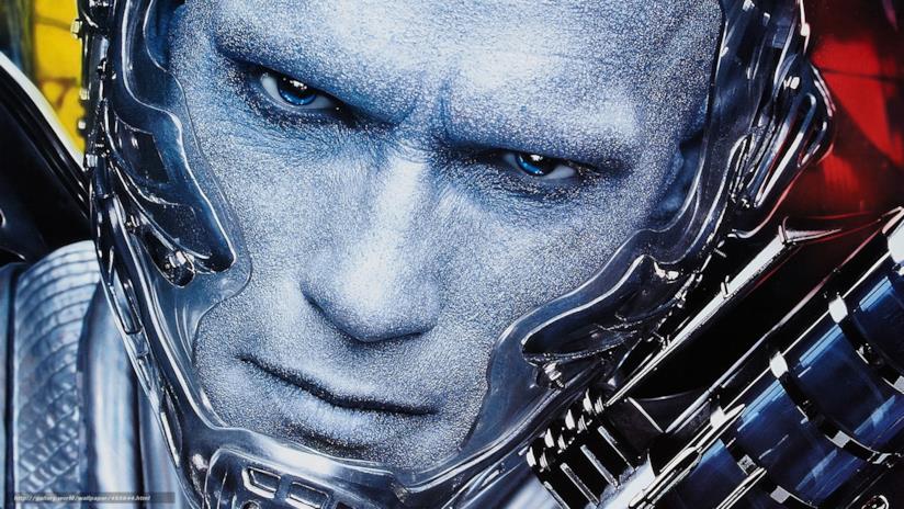 Che paura, Mr. Freeze!: i figli di Schwarzenegger terrorizzati dal villain Arnold Schwarzenegger in un'immagine di Batman & Robin