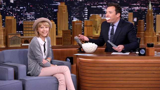 Grace VanderWaal e Jimmy Fallon Grace VanderWaal e Jimmy Fallon al The Tonight Show