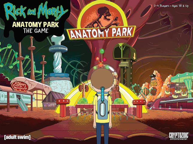 Anatomy pArk The Game Il gioco da tavolo per costruire il parco a tema nel corpo di Ruben