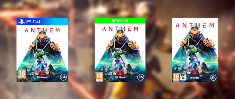 Anthem, pioggia di novità con Cataclisma Le copertine di Anthem per PS4, Xbox One e PC