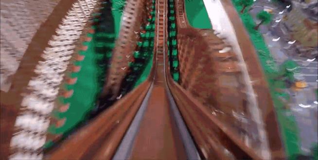 Le montagne russe Lego da 90mila pezzi GIF montagne russe di LEGO