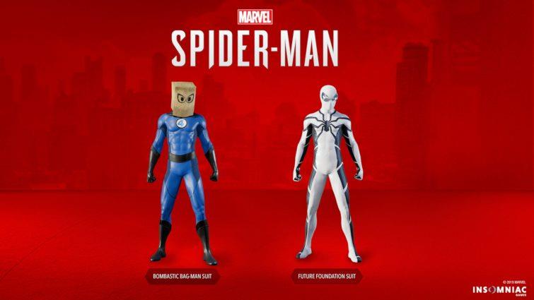Due nuovi costumi a tema Fantastici 4 per Marvel's Spider-Man I due nuovi costumi di Marvel's Spider-Man per PS4