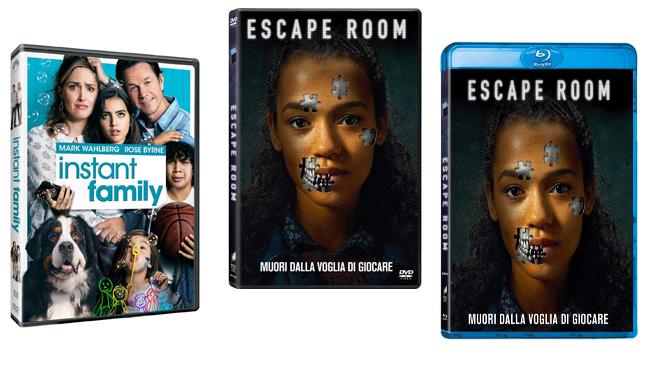 Instant Family e Escape Room - Home Video Instant Family e Escape Room - Home Video - DVD e Blu-ray