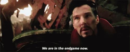 Doctor Strange: we are in the endgame now Doctor Strange su Titano svela il titolo di Avengers 4