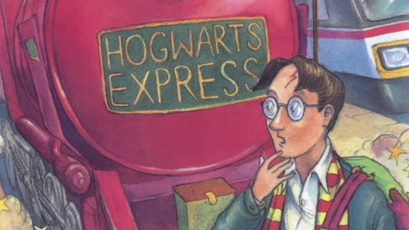 Per la saga di libri di Harry Potter le polemiche non finiscono: la biblioteca di una scuola di Nashville rimuove i libri del maghetto Una illustrazione di Harry Potter accanto al famoso treno per Hogwarts