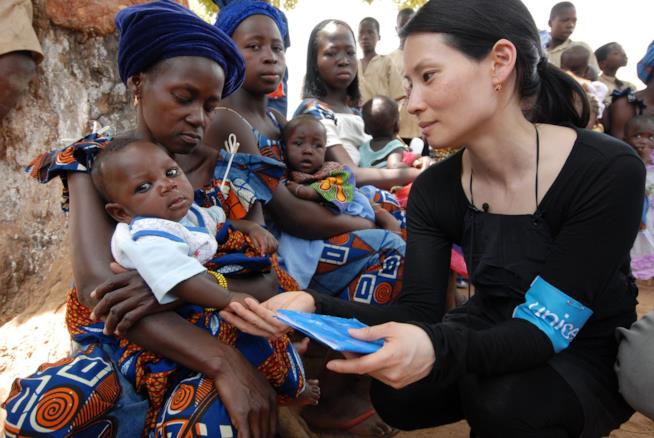 Lucy Liu al servizio dell’UNICEF