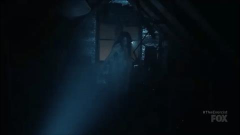 The Exorcist Casey nella sequenza della soffitta