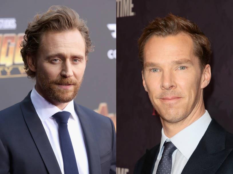 Tom Hiddleston e Benedict Cumberbatch Primo piano dei due attori britannici