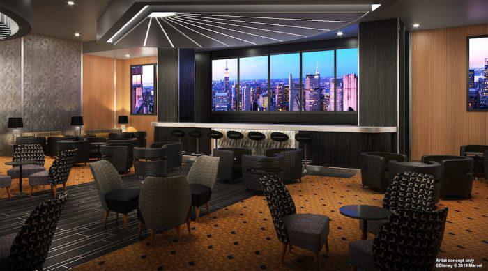 Skyline Bar al Marvel Hotel Skyline Bar al Marvel Hotel di Parigi