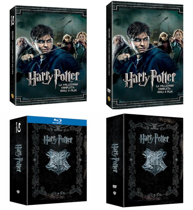 I cofanetti di Harry Potter - 20° anniversario I cofanetti di Harry Potter in DVD e Blu-ray