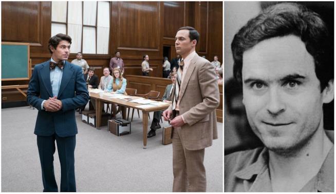 Jim Parsons sarà nel biopic su Ted Bundy Collage tra Parsons ed Efron sul set e Ted Bundy
