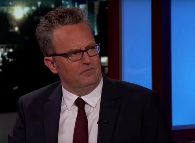 Matthew Perry Matthew Perry ospite al Jimmy Kimmel Live