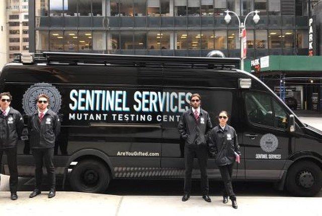 The Gifted: finti agenti del Sentinel Service Il veicolo Sentinel Service di New York