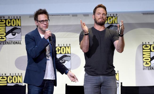 James Gunn su Guardiani della Galassia 2 e altre avventure cinematografiche James Gunn e Chris Pratt al San Diego Comic-Con 2016