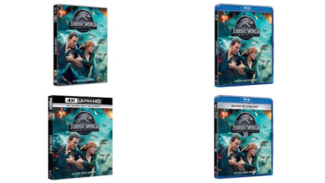 Jurassic World: Il regno distrutto Jurassic World: Il regno distrutto in Home Video