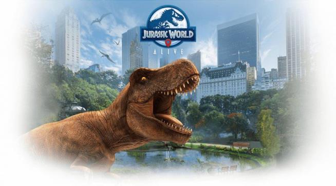 Jurassic World Alive è disponibile gratis su iOS e Android: il trailer Il banner ufficiale del videogioco Jurassic World Alive